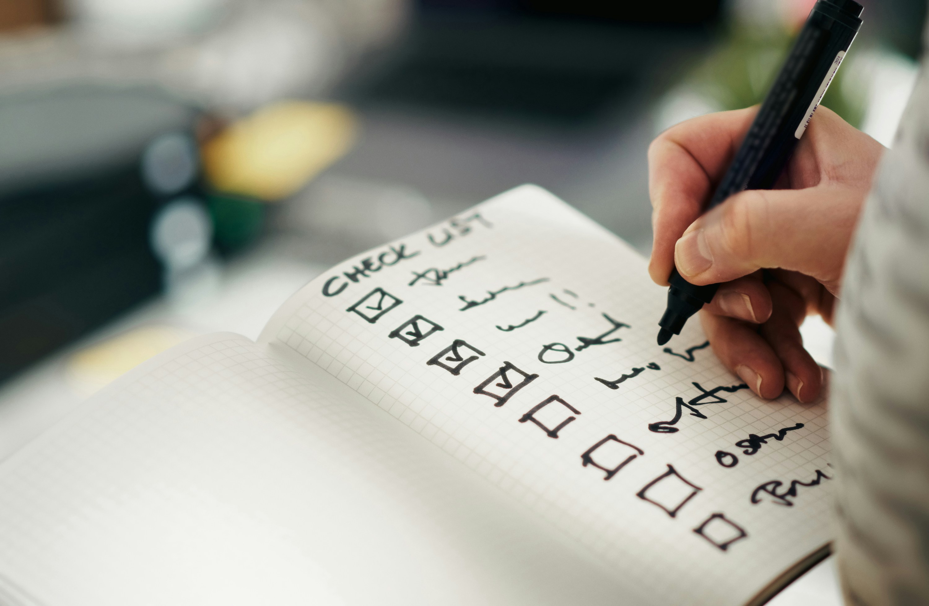 Bruiloft checklist voor in de herst